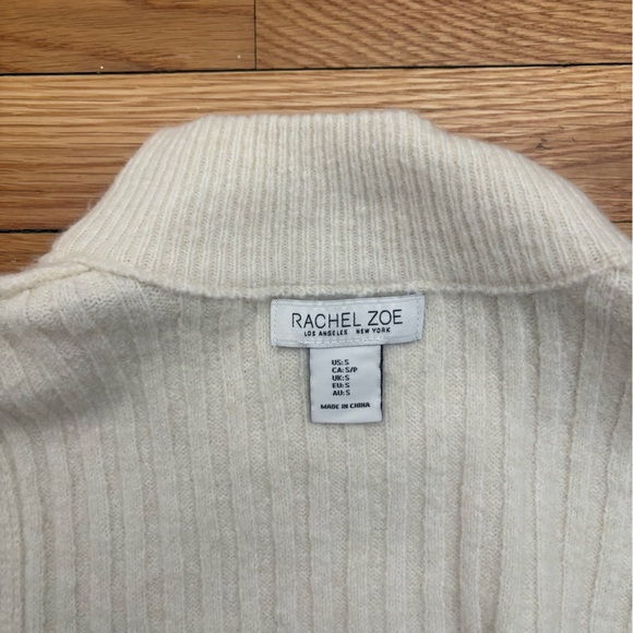 Rachel Zoe Sleeveless Turtleneck Sweater Women’s S Cream - Picture 7 of 12